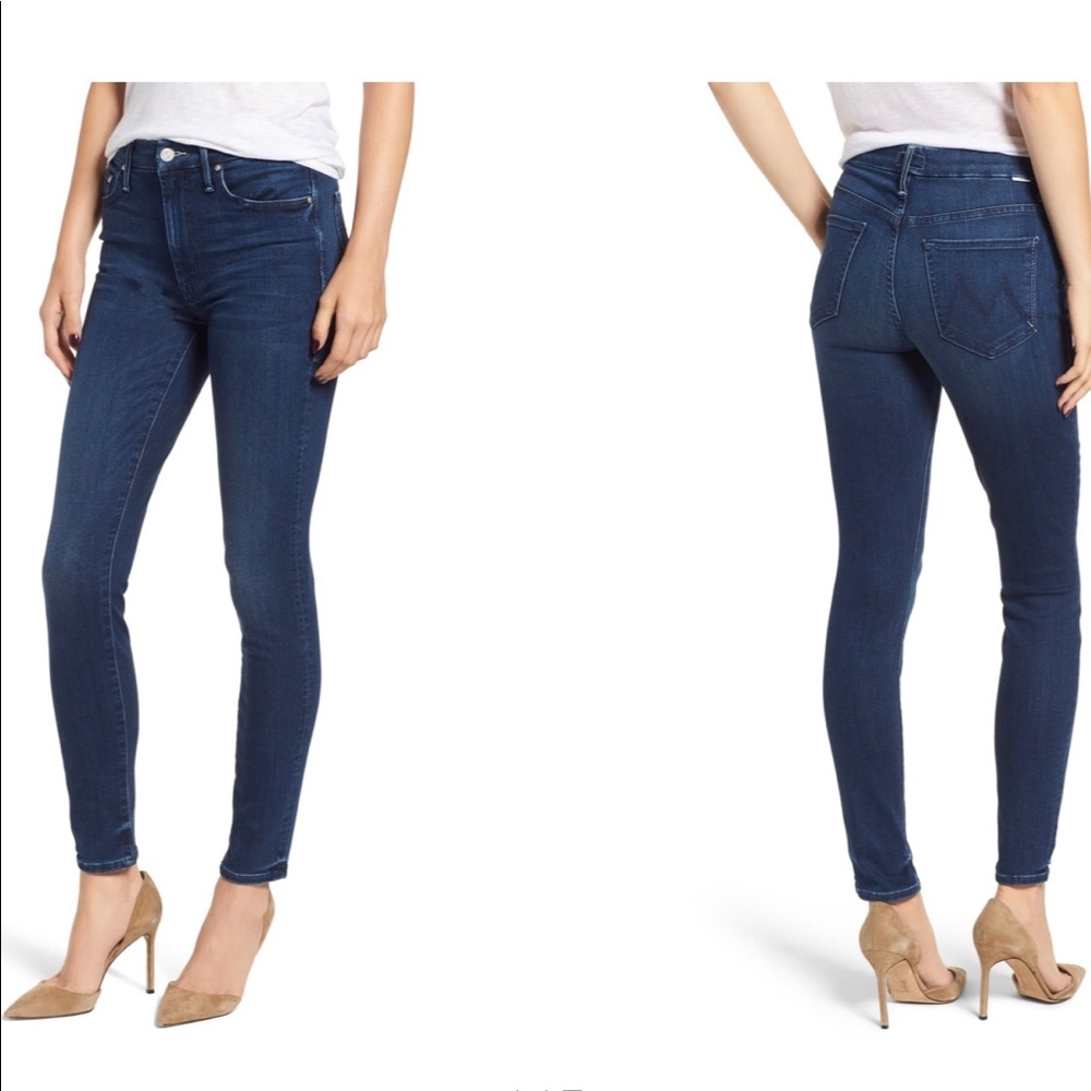 Mother Looker High Waist Skinny Tongue & Chic